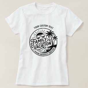 Camiseta Férias de Família Personalizadas 2026 Criando Memó