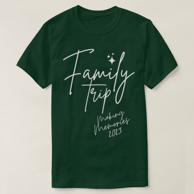 Camiseta Férias de Memórias de Fazeres da Família Reunion T (Frente do Design)