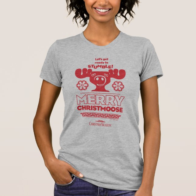 Camiseta Férias de Natal | Christmoose Feliz (Frente)