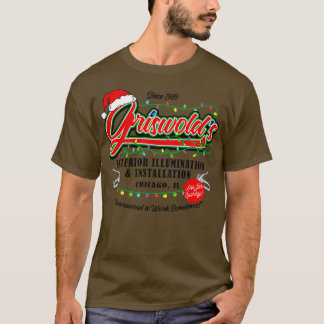 Camiseta Férias de Natal da Iluminação Griswold