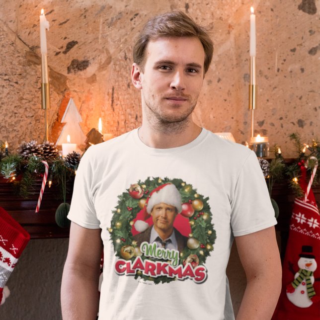 Camiseta Férias de Natal | Feliz Clarkmas (Criador carregado)