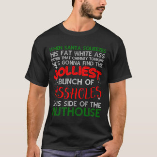 Camiseta Férias de Natal Férias de Jolliest Bunch Feia Nata