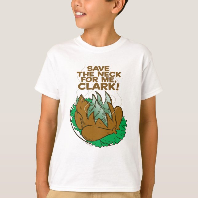 Camiseta Férias de Natal | Salve o pescoço para mim, Clark! (Frente)