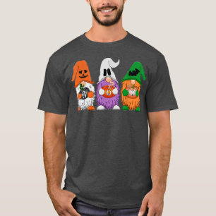 Camiseta Férias de outono de Abóbora dos Gnomos das Hallowe