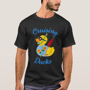 Camiseta Férias de Patos Cruzadores Pato de Borracha de Pra