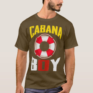 Camiseta Férias de Piscina de praia do Menino Cabana Engraç