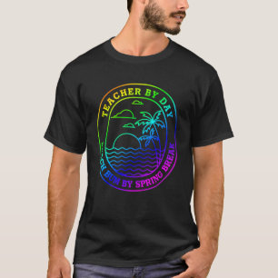 Camiseta Férias de Praia de Break Spring por Professores