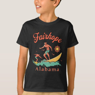 Camiseta Férias de Praia de Surfe Alama Fairhope Surfista A