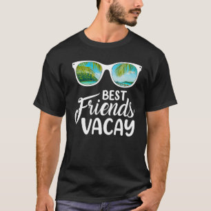 Camiseta Férias de praia dos óculos de sol de verão