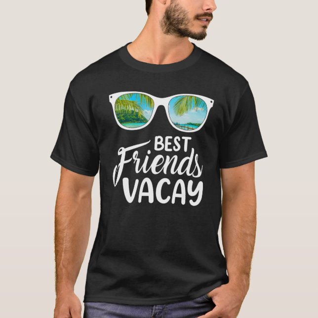 Camiseta Férias de praia dos óculos de sol de verão (Frente)