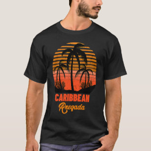 Camiseta Férias de praia no Mar de Caribe de Anegada