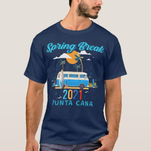 Camiseta Férias de Primavera 2021 Punta Cana Verão Dominica