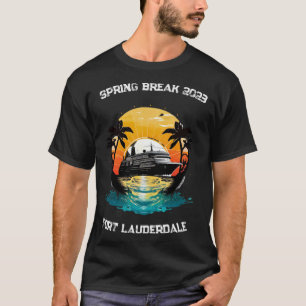 Camiseta Férias de Primavera 2023 Cruzeiro Fort Lauderdale