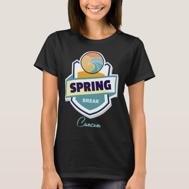 Camiseta Férias de Primavera Cancun 2021 (Frente)