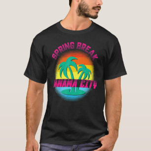 Camiseta Férias de Primavera Cidade do Panamá Pôr do Sol Vi