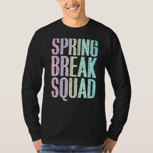 Camiseta Férias de Primavera da Vintage da Praça Break