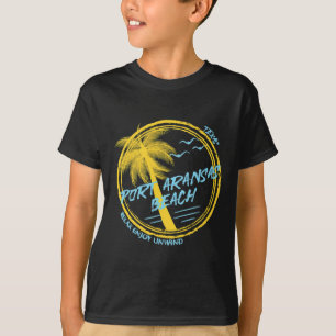 Camiseta Férias de primavera na praia de Port Aransas