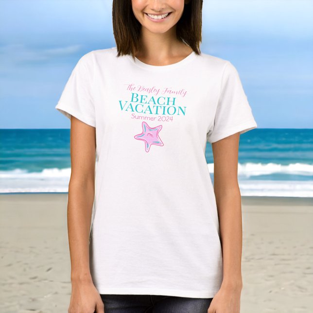 Camiseta Férias de Reunião de Cruzeiros de Praia Costeira d (Criador carregado)