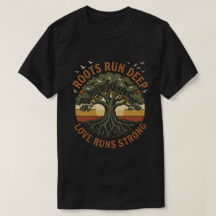 Camiseta Férias de Reunião de Família Raízes Profundas