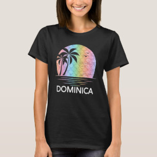 Camiseta Férias de sereia de Dominica Ilha de praia Grupo f