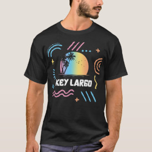 Camiseta Férias de Surf em Key Largo Família Viagem Combina