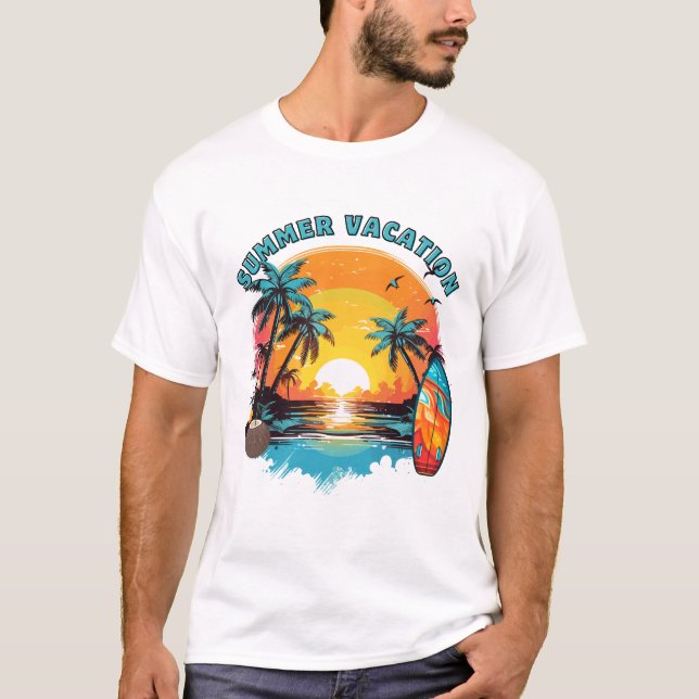 Camiseta férias de verão (Frente)