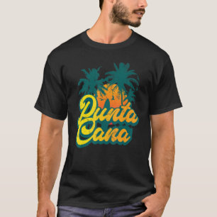 Camiseta Férias de Verão Caribe República Dominicana Punta
