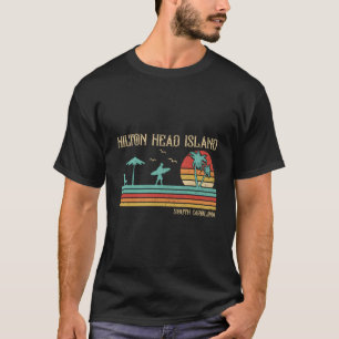 Camiseta Férias de Verão Carolina do Sul Ilha Hilton Head
