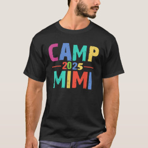 Camiseta Férias de Verão Combinando Mimi 2025 Acampamento F