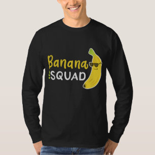 Camiseta Férias de Verão da Fruta do trevo da Banana