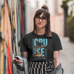 Camiseta Férias de Verão de Cruzeiro Personalizado da Reuni