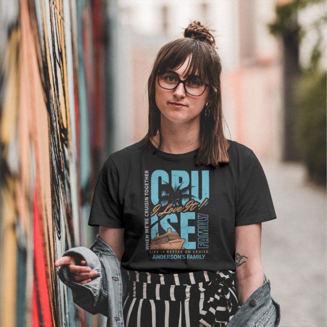 Camiseta Férias de Verão de Cruzeiro Personalizado da Reuni (Criador carregado)