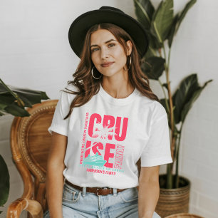 Camiseta Férias de Verão de Cruzeiro Personalizado da Reuni