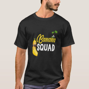 Camiseta Férias de Verão de Fruta de Banana Ilha dos Óculos