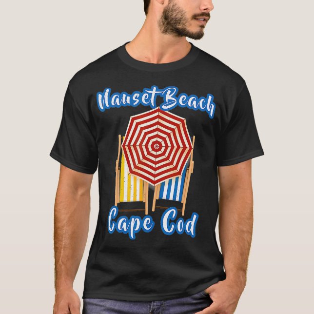 Camiseta Férias de Verão de praia em Nauset, em estado de a (Frente)