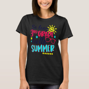 Camiseta Férias de Verão do 3º ano do ano do ano