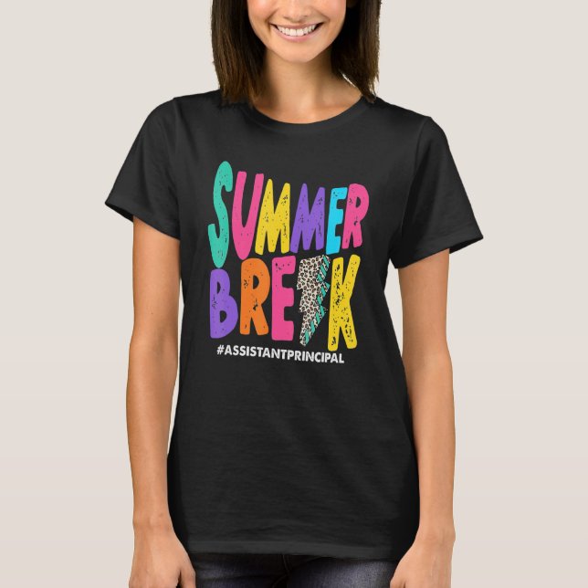 Camiseta Férias de Verão do Assistente de Break Principal H (Frente)