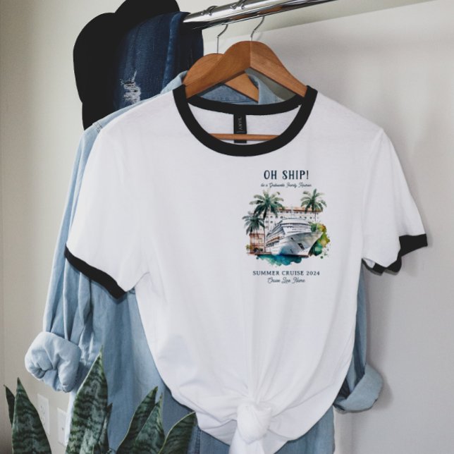 Camiseta Férias de Verão do navio de cruzeiro da Reunião da (Criador carregado)