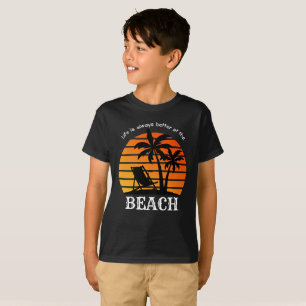Camiseta Férias de Verão é sempre melhor na praia