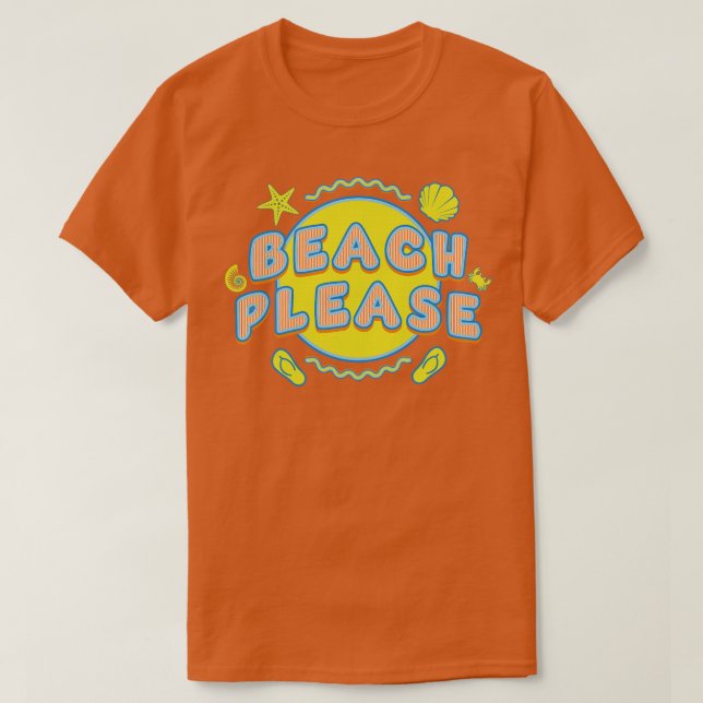 Camiseta Férias de Verão em Praia (Frente do Design)