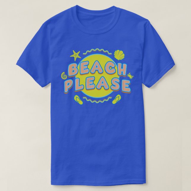 Camiseta Férias de Verão em Praia (Frente do Design)