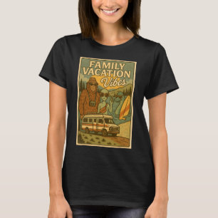 Camiseta Férias de verão engraçadas da família Pé Grande Al