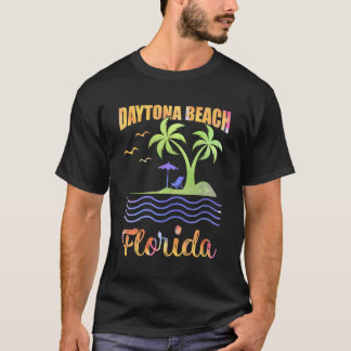 Camiseta Férias de Verão Flórida Praia de Daytona
