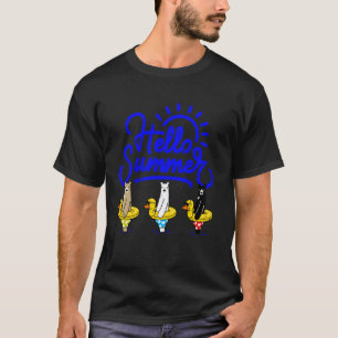 Camiseta Férias De Verão Homens Mulheres Adolescentes Menin