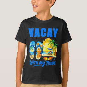 Camiseta Férias de verão na praia viagem em família vibes c
