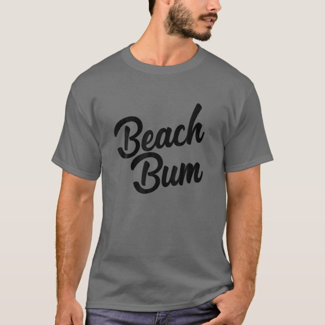 Camiseta Férias de Verão no Oceano Cinto de Praia Bum (Frente)