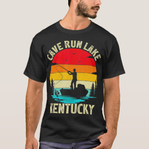 Camiseta Férias de Verão Pesca Vintage Retro Kentucky Cav