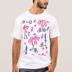 Camiseta Férias de Verão: Pineanases das Palmeiras