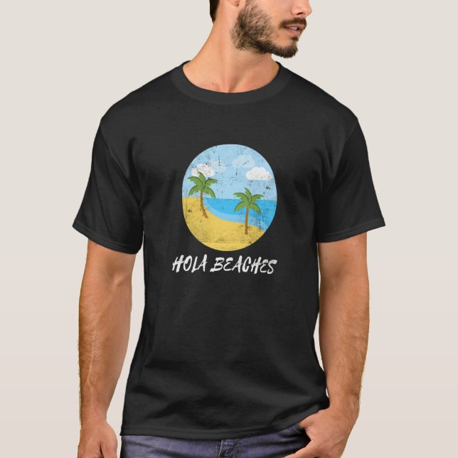 Camiseta Férias de Verão Praias Legal de Hola Tropical Prai (Frente)