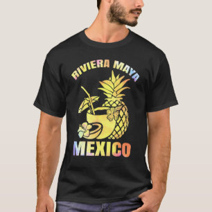 Camiseta Férias de Verão Retro Sunset México Riviera Maya B